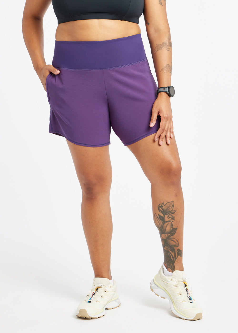 High Rise Long Roga Shorts-zoom-9