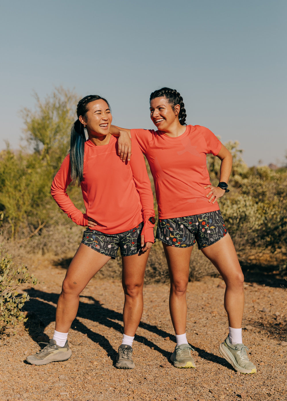 Roga Running Shorts in Wild Flower print